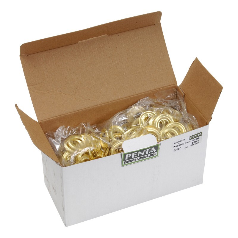 OEILLET15L - Oeillets 15mm en laiton pour presse x250